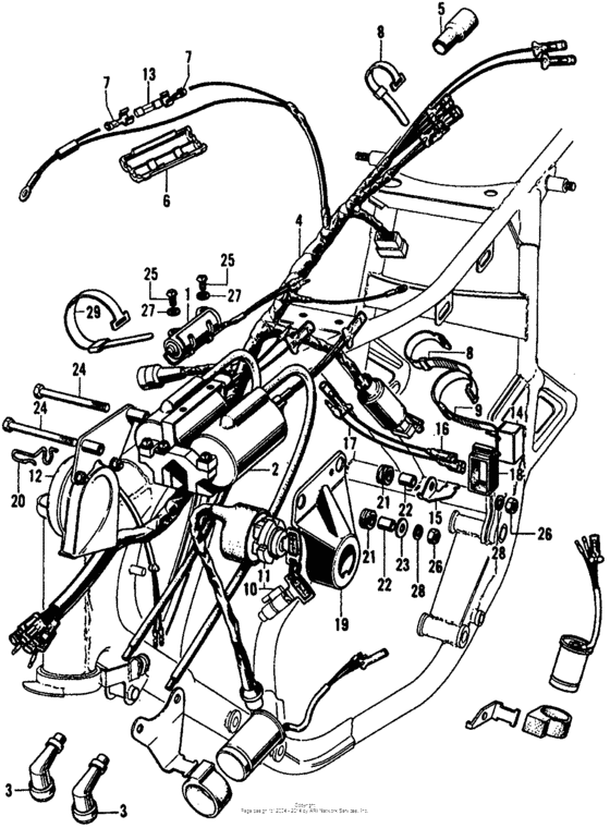 Wire harness + ignition coil