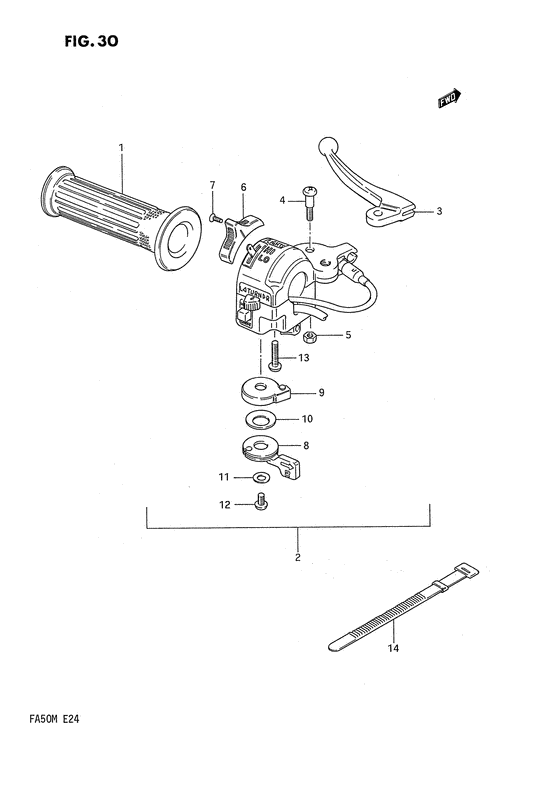 Left handle switch