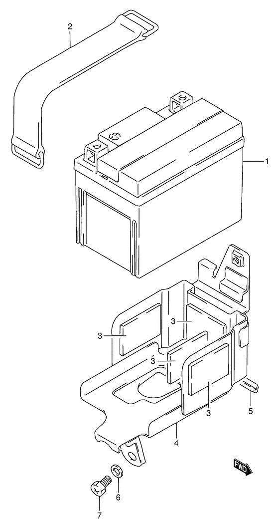 FB80 Аккумулятор