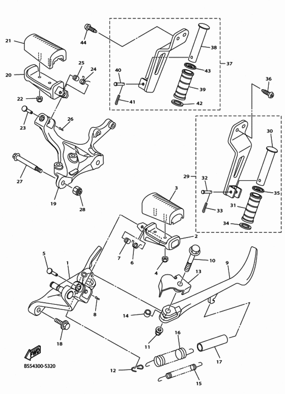 Stand & footrest