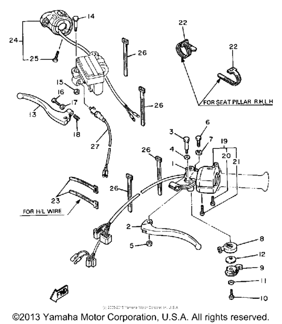 Handle switch - lever