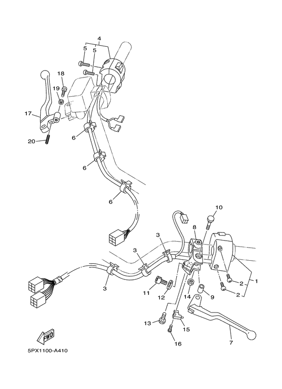 Handle switch & lever