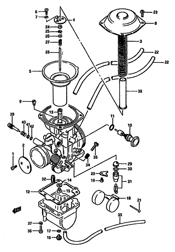 Carburetor assy
