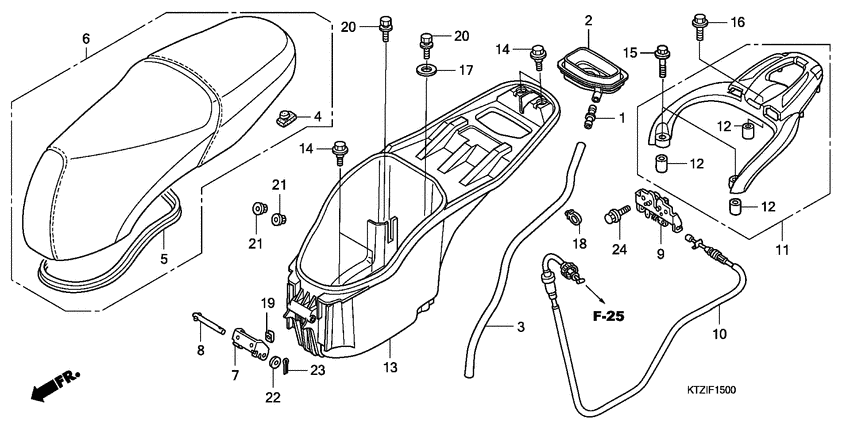 Seat/luggage box