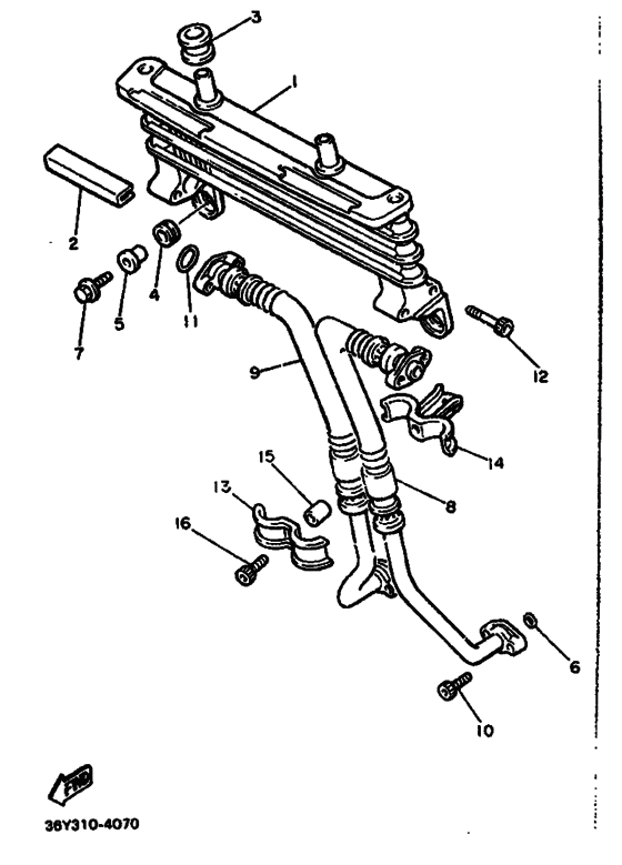 FJ1200 FJ1200U Масляный радиатор