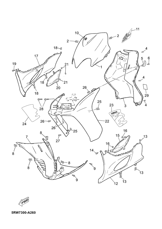 CS50 Ветровое стекло