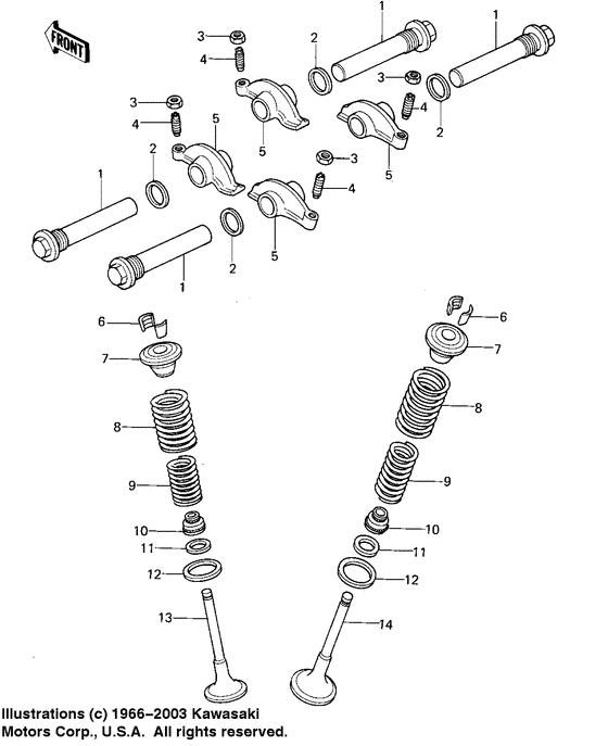 Rocker arms/valves