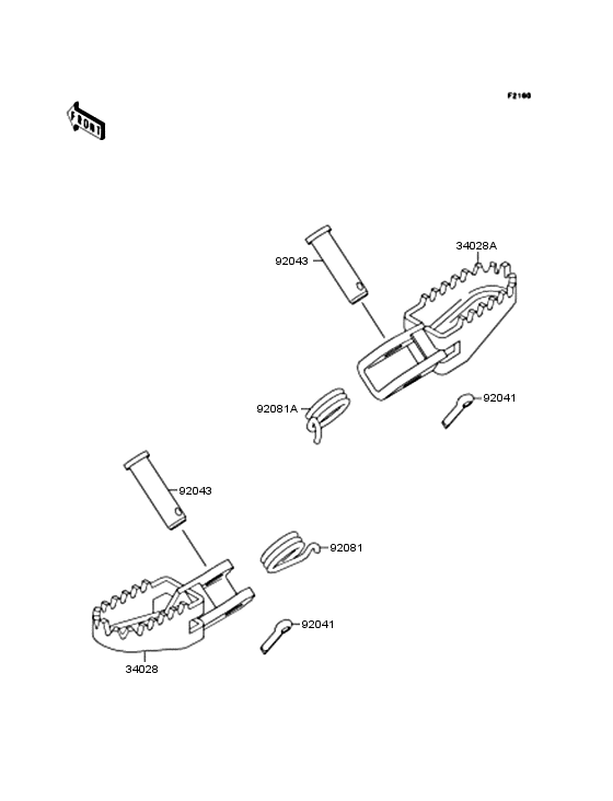 KX60 Подножки