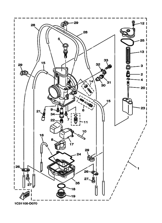 Carburetor assy