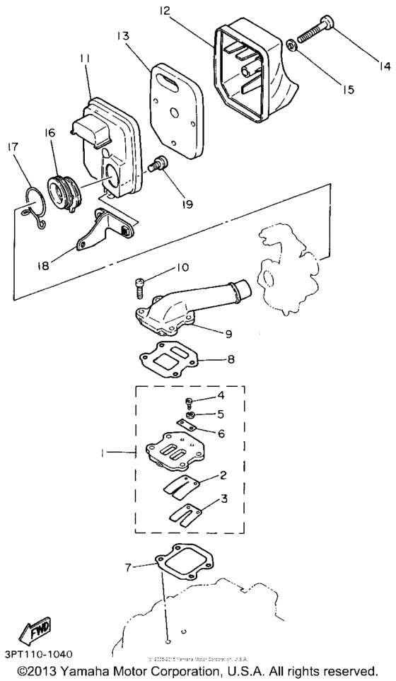 PW50G Впускная система