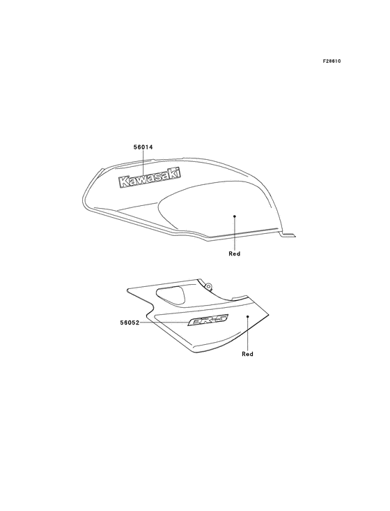 ER500 Наклейки