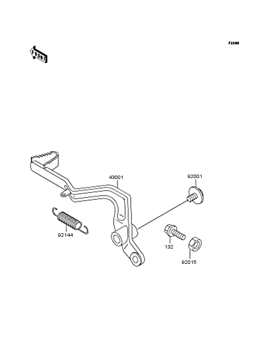  Педаль тормоза
