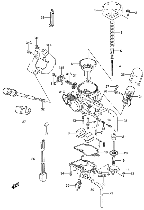 Carburetor assy