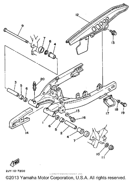 TW200BC Бугель