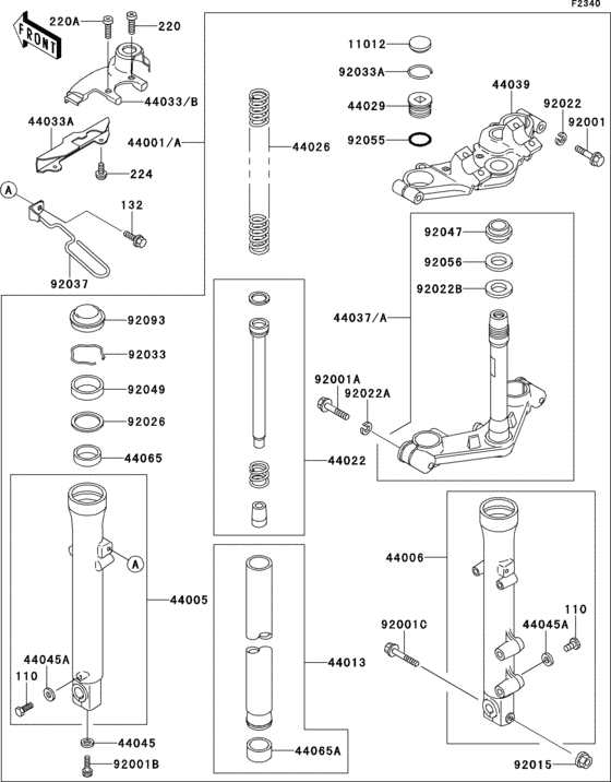 Front fork(1/2)