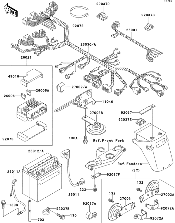 Chassis electrical equipment(1/2)