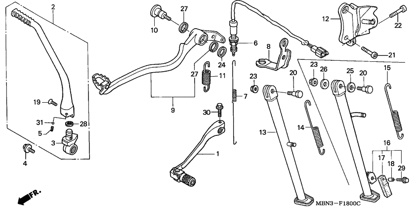 Pedal/stand