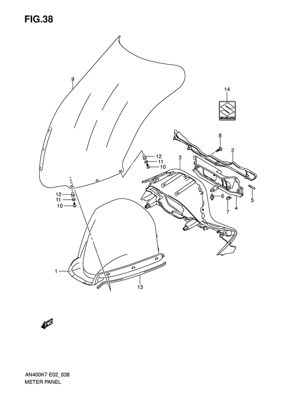 AN400 Приборная панель