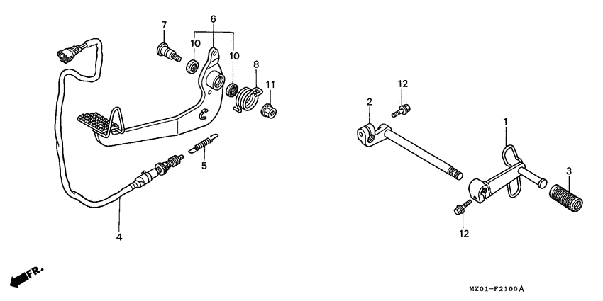 Brake pedal assy