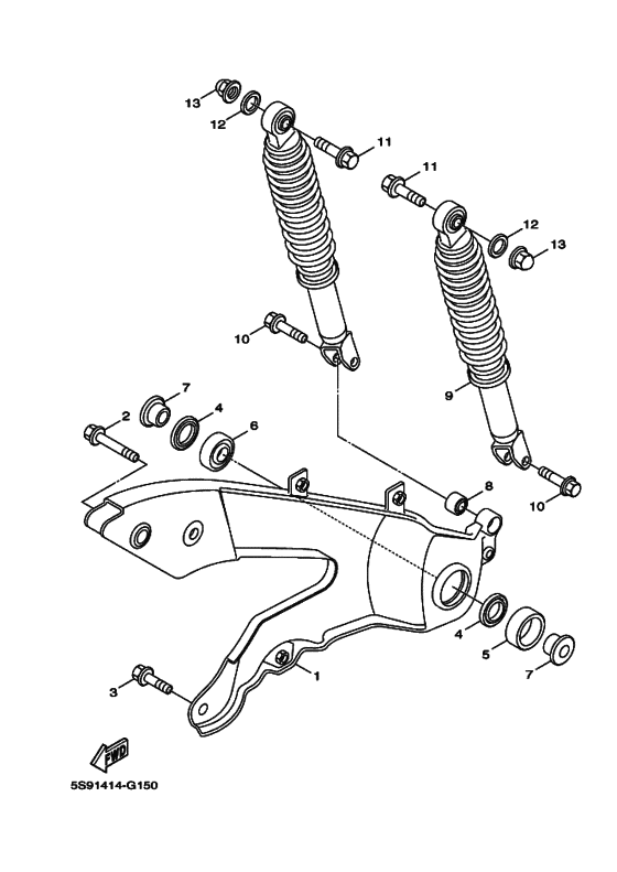 Rear arm & suspension