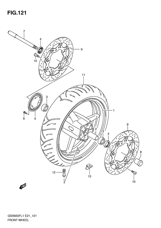 GSX650F Transom + tube