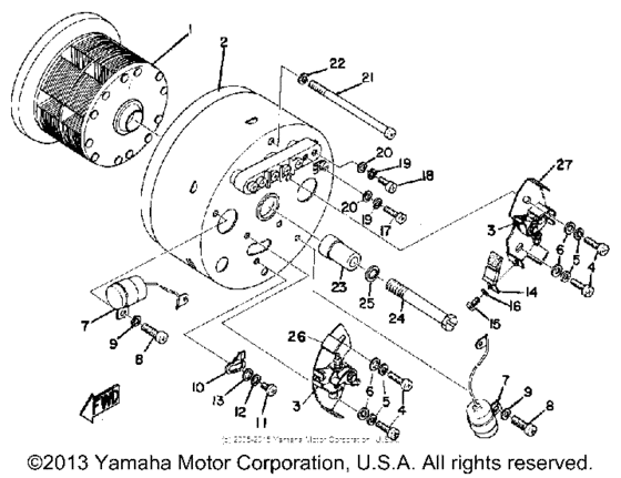 Magneto generator