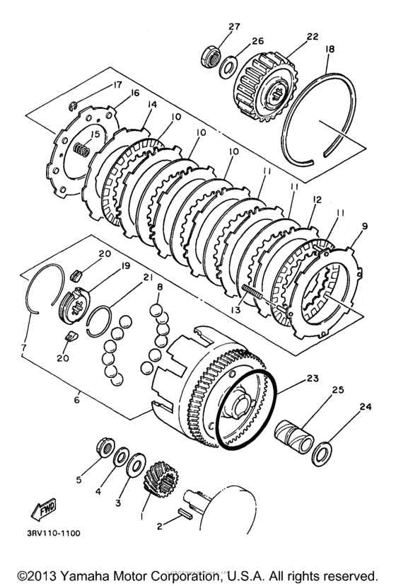 PW80K1 Сцепление