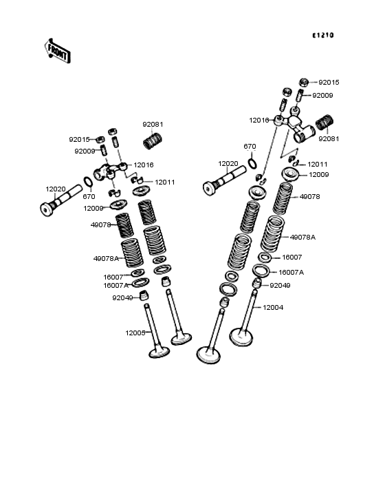 Rocker arms/valves