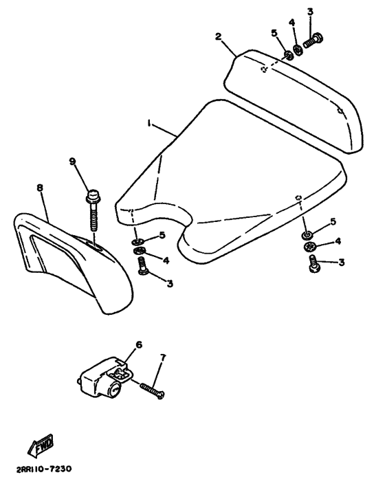 YSR80 YSR80B Пружина