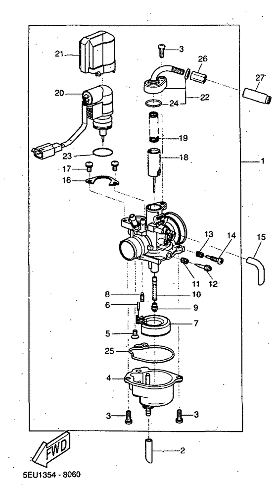 YH50 Карбюратор