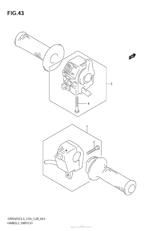 Handle Switch (Dr650Sel3 E33)