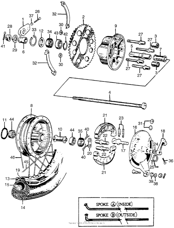 Rear wheel i