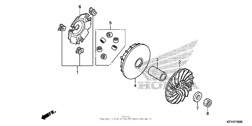 PCX150 Вариатор