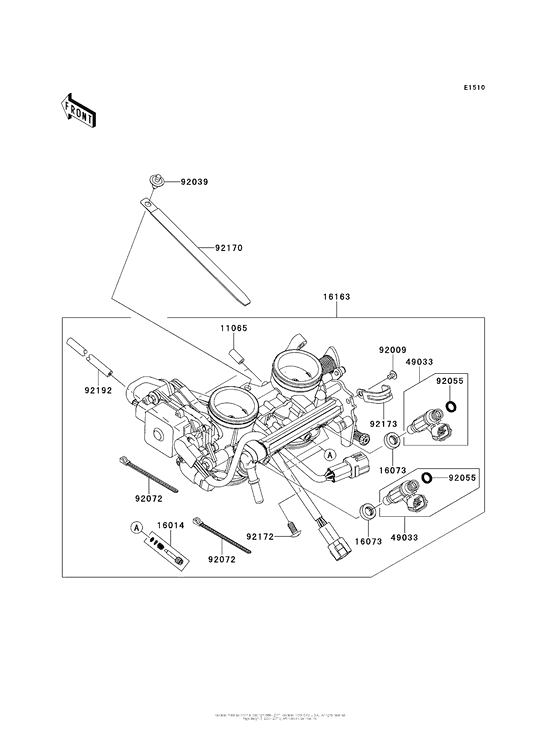 KLE650 Акселератор