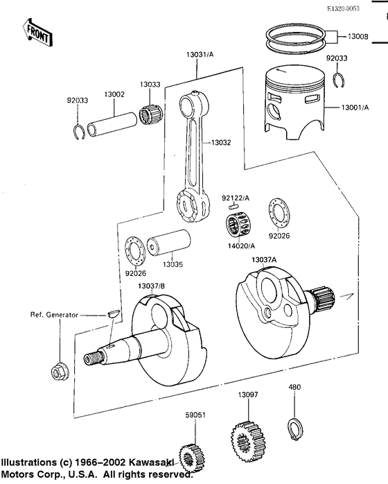 Crankshaft/piston