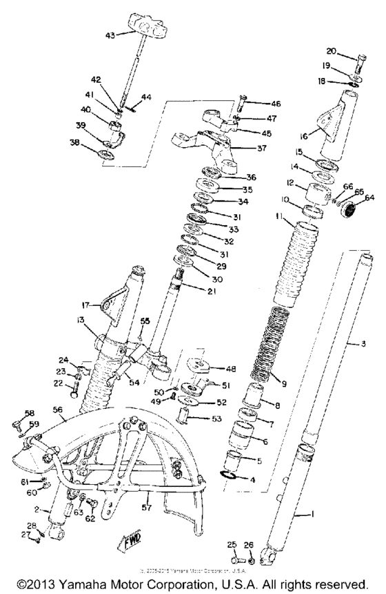 Front fork & front fender