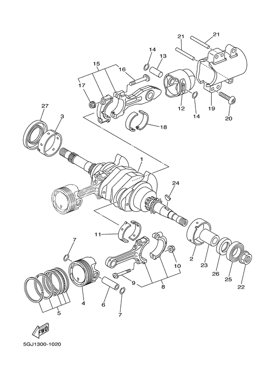 Crankshaft & piston
