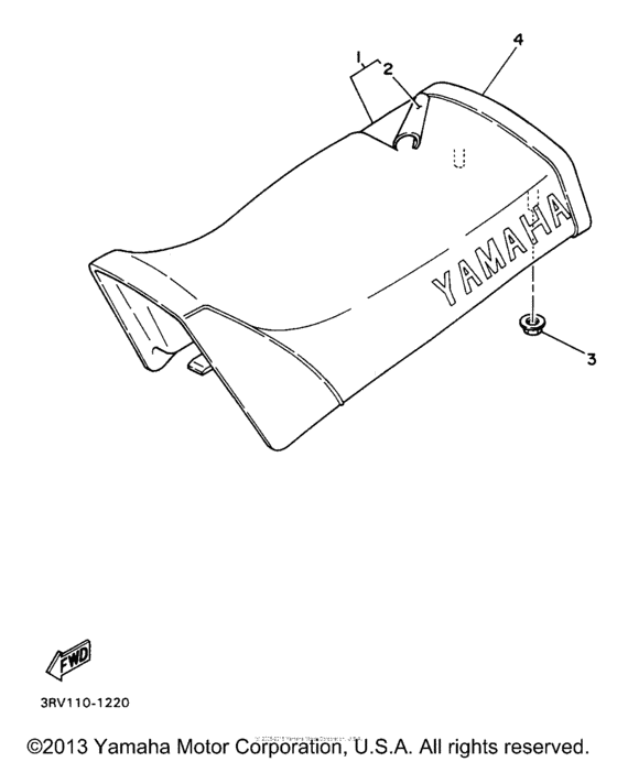 PW80J Сиденье