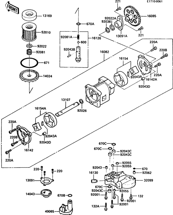 ZG1000 Oil pump(1 / 2)