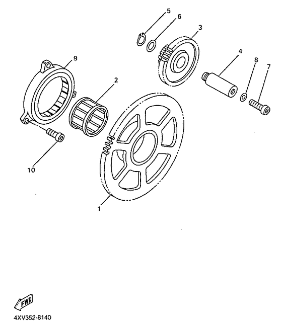 YZF-R1 Стартер