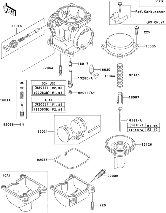 Carburetor parts(1/2)