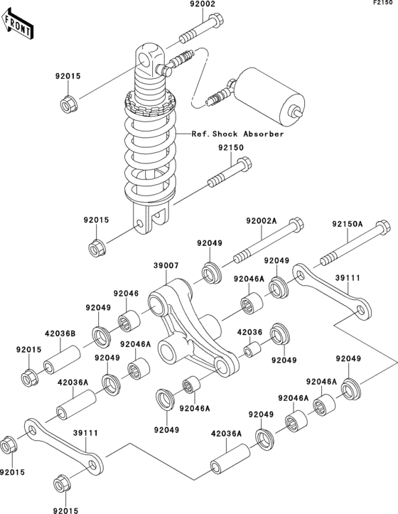 ZX750 Подвеска