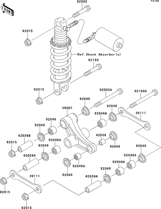 ZX750 Подвеска