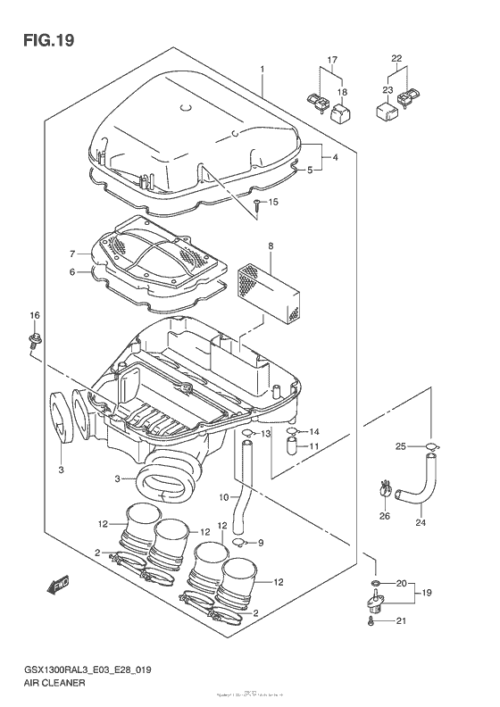 Air Cleaner (Gsx1300Ral3 E03)