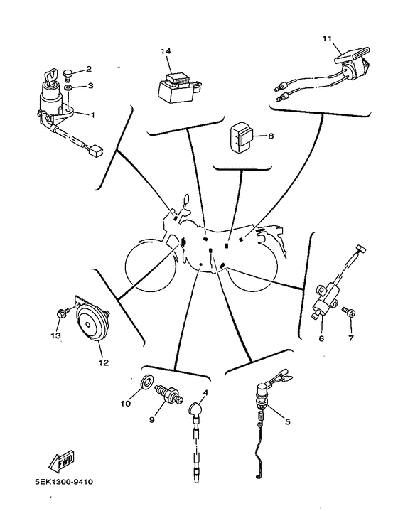 TW125 Электрика 2