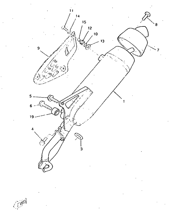 CW50RSX Выхлопная система