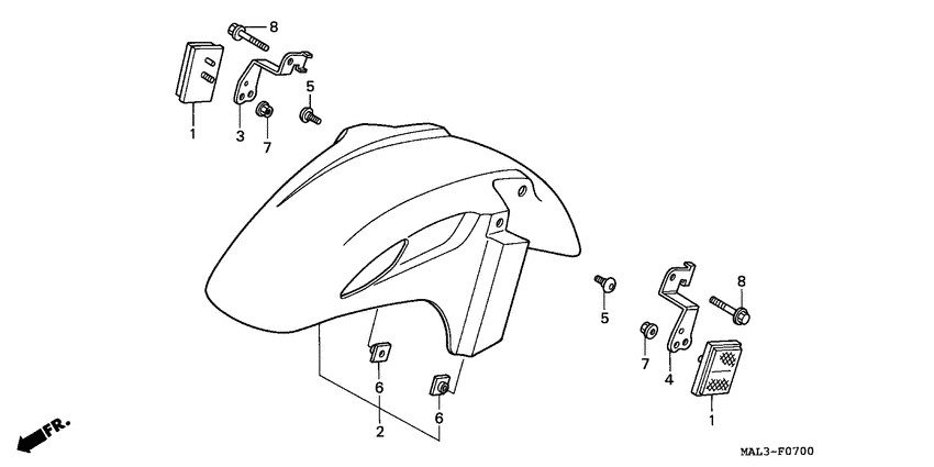  Переднее крыло