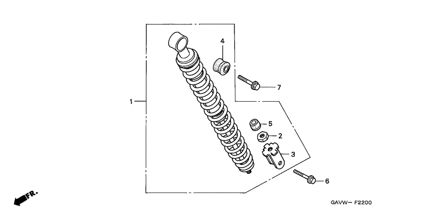Rear cushion