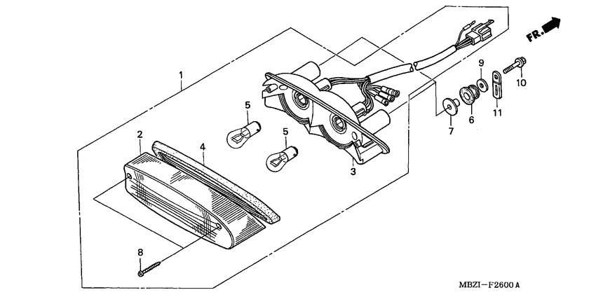 Taillight unit ass`y