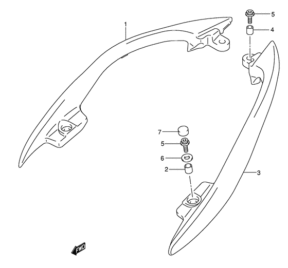 AN250 Ручка пассажира